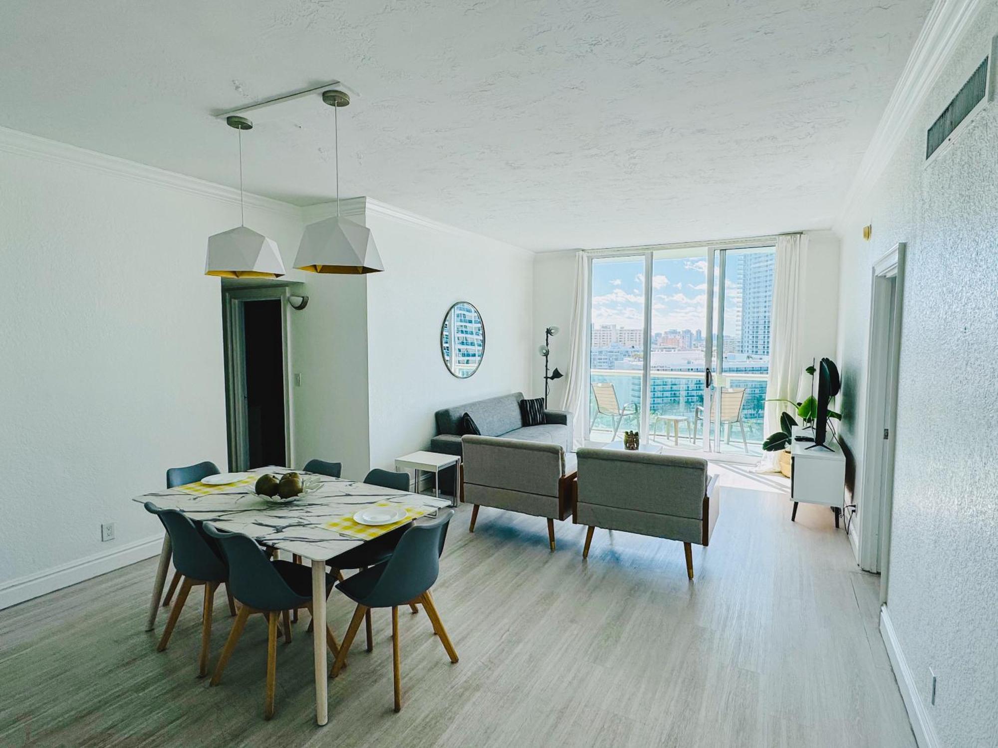 Miami Hollywood Great Two Bedroom Apartment With Channel View 006-22Bvic Zewnętrze zdjęcie